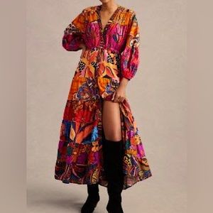 Gorgeous Farm Rio Anthropologie Dress